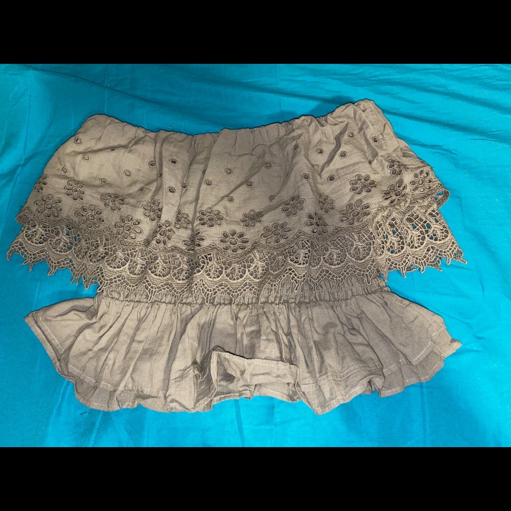 Brand new Off the shoulder olive green top